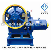 Machine de Traction moteur engrenage Lift VVVF YJF250-2000